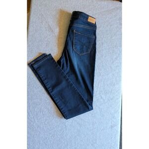 Aeropostale Women's High Waisted Jegging Jeans Size 00 Regular/Normal Blue Denim